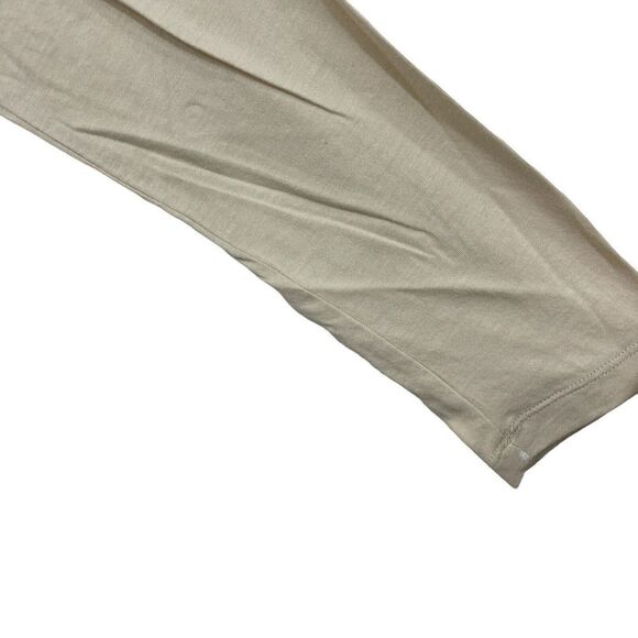 J Jill Large Embroidered Woven Front Shirt Button Front Long Sleeve Beige Womens - Picture 8 of 14